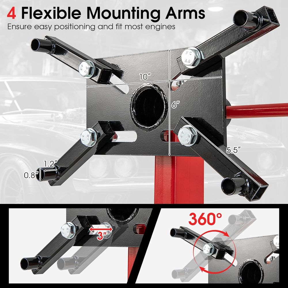 750 lbs Capacity Rotating Engi - Engine Stand Heavy Duty recensie en prijs