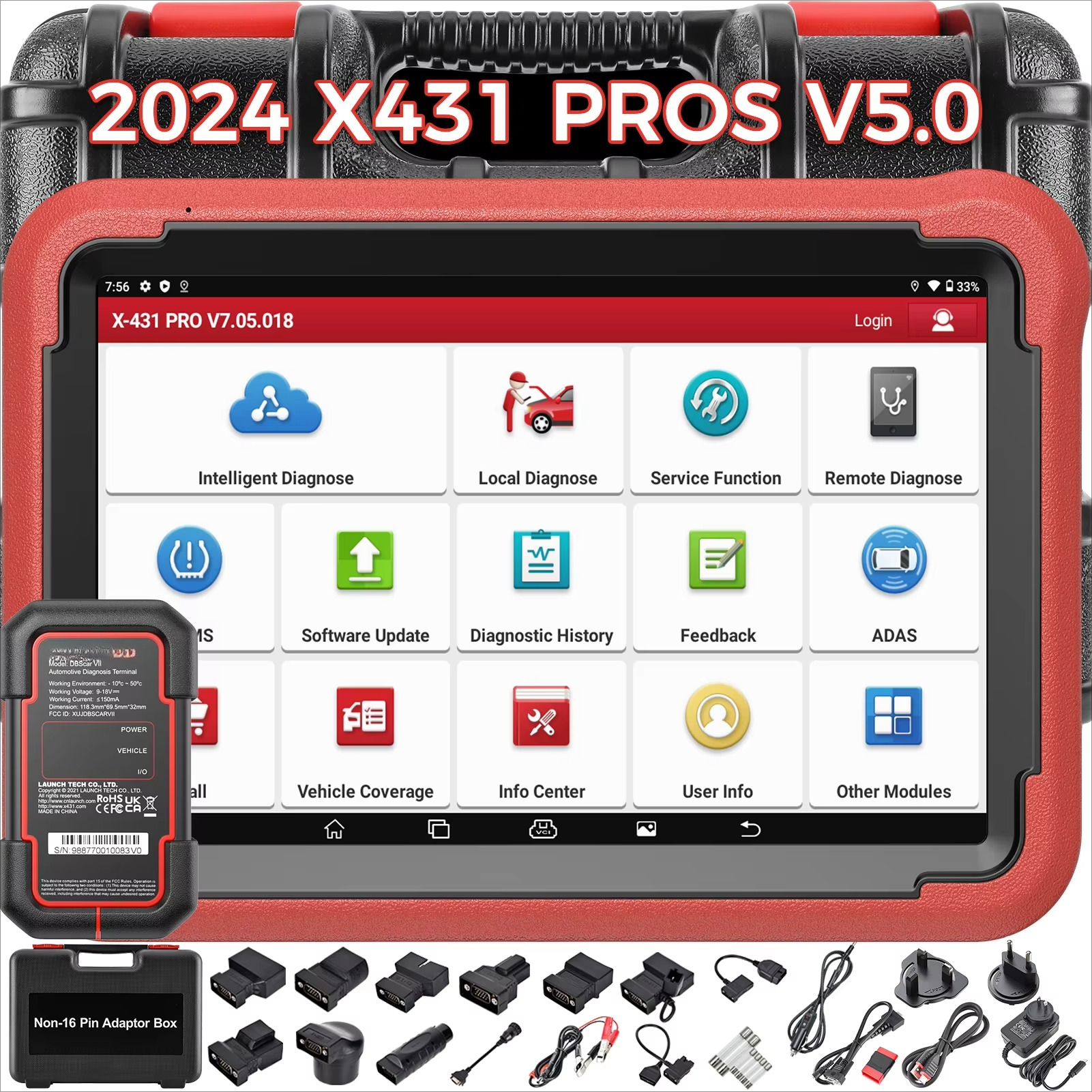Original  X431 Pros v 5.0 V1.0 - Car Diagnostic Tool recensie en prijs