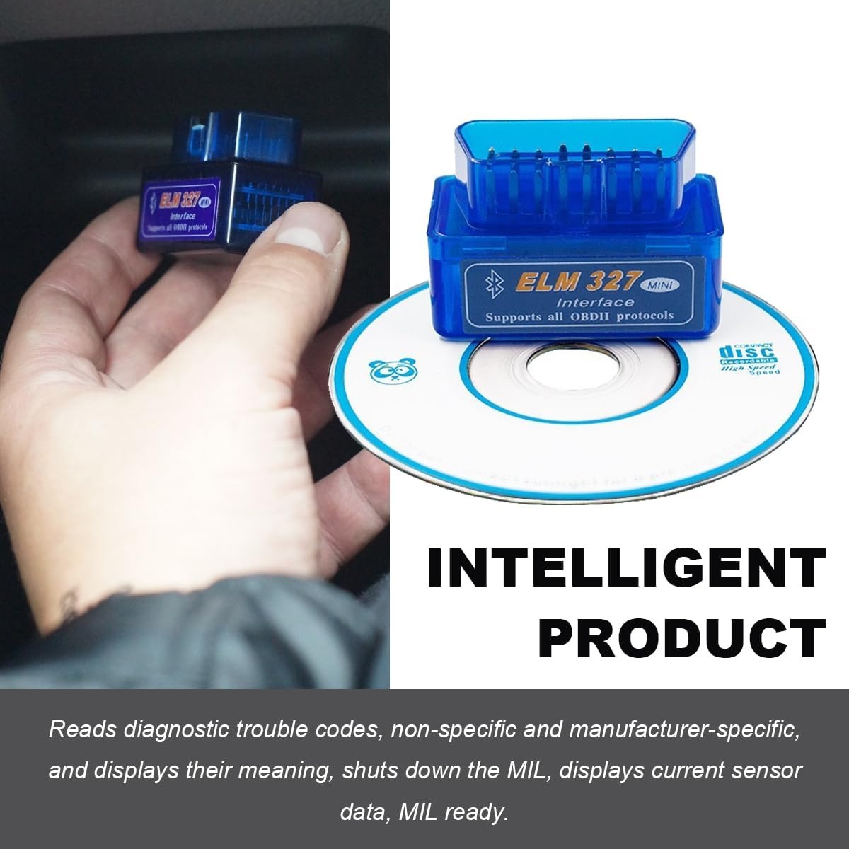 Mini ELM327 OBDII Code Reader  - Car Diagnostic Tool recensie en prijs