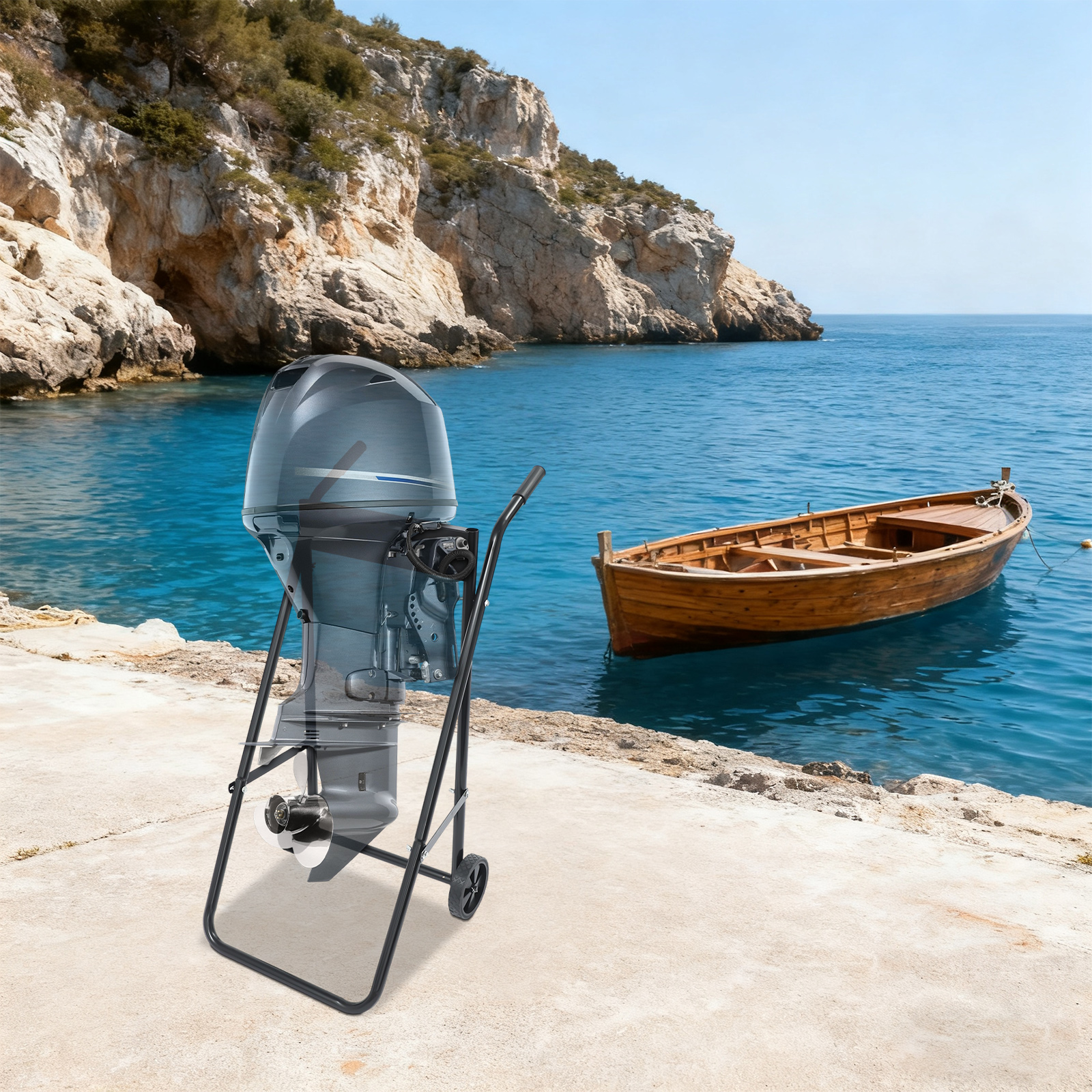 Outboard Machine Trailer Folda - Engine Stand Heavy Duty recensie en prijs
